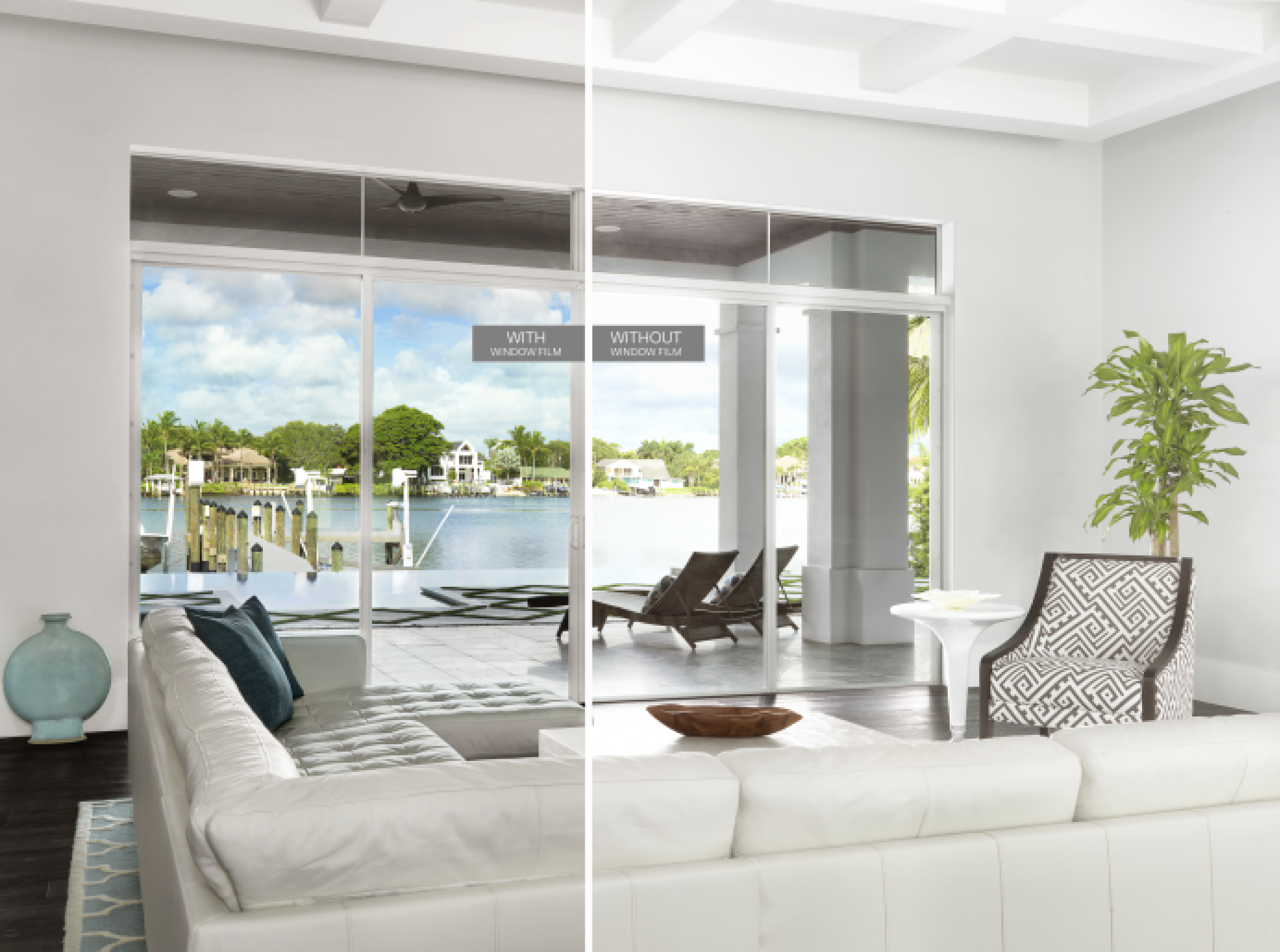 Visibility & Glare Control Film installation